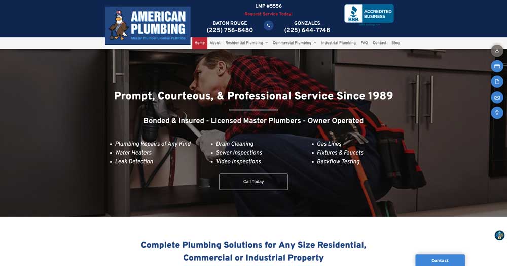 Top 100 Plumbing Websites for Inspiration