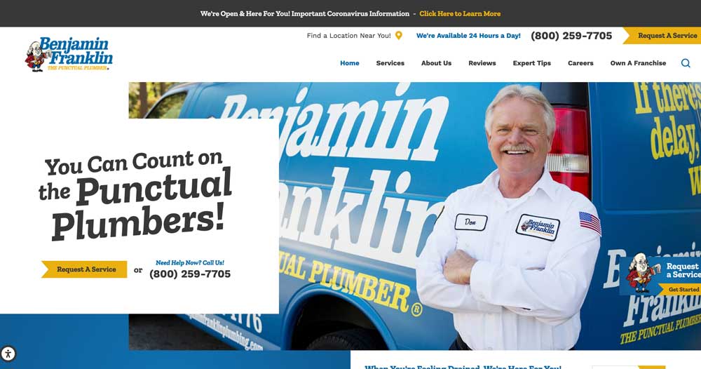 Top 100 Plumbing Websites for Inspiration
