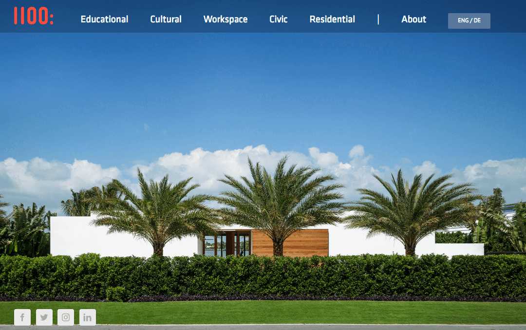 best architecture website design 1100architect.com
