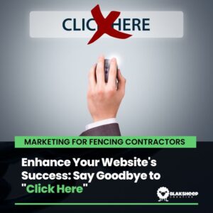 click here bad links concept with words crossed out