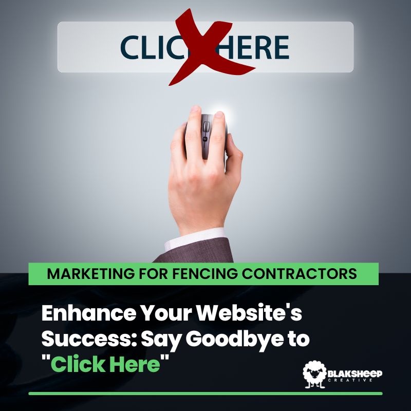click here bad links concept with words crossed out