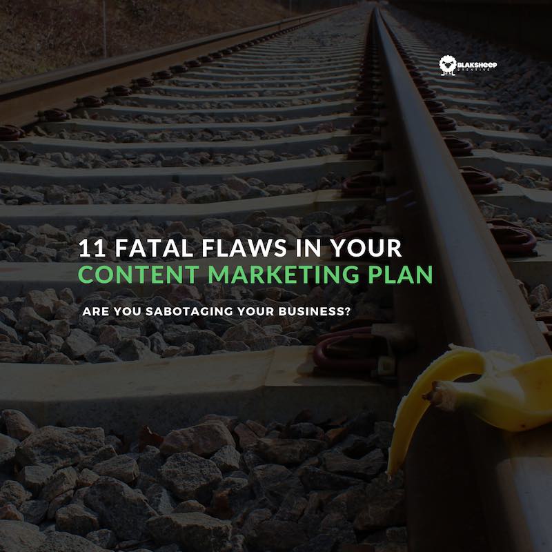 content marketing plan flaws talk too much