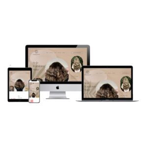 cosmetology by cami website project all devices mockup