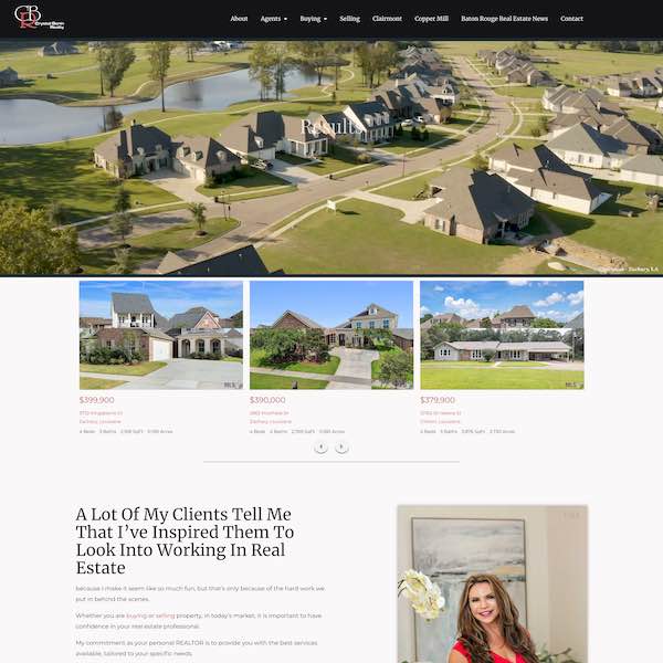 crystal bonin realty zachary louisiana pay by the month website design