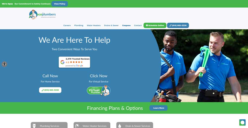 Top 100 Plumbing Websites for Inspiration