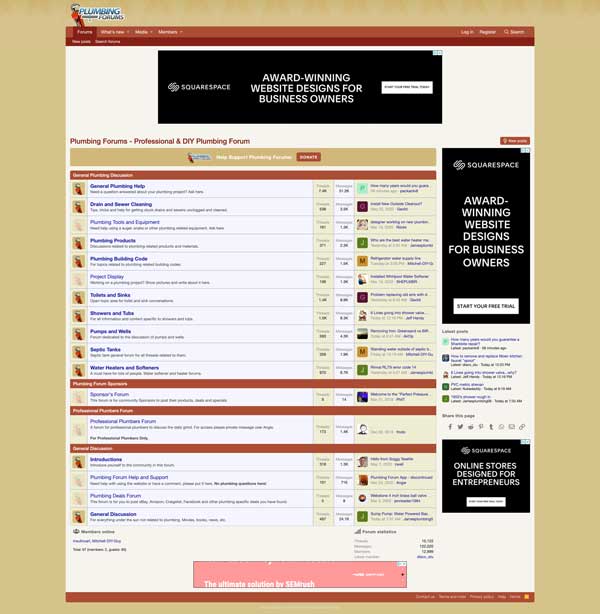 plumbing forums help plumbers get business also social media