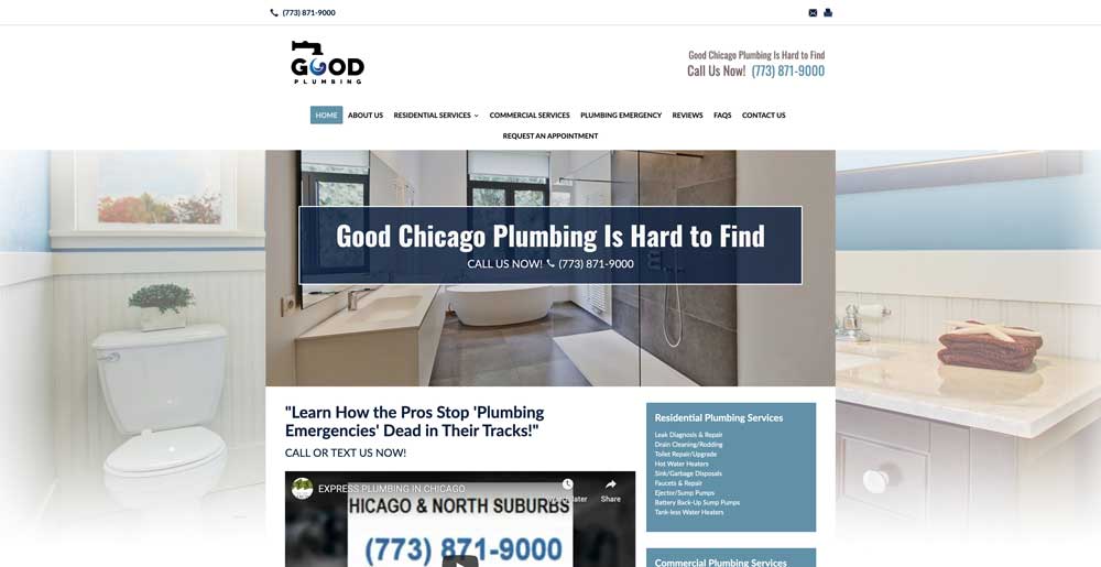 Top 100 Plumbing Websites for Inspiration