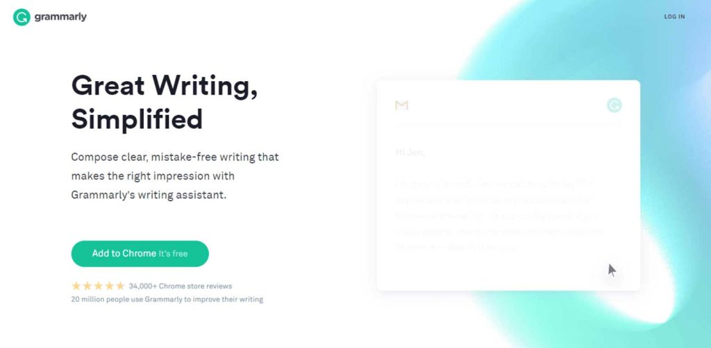 Grammarly Free Digital Marketing Tools 2020