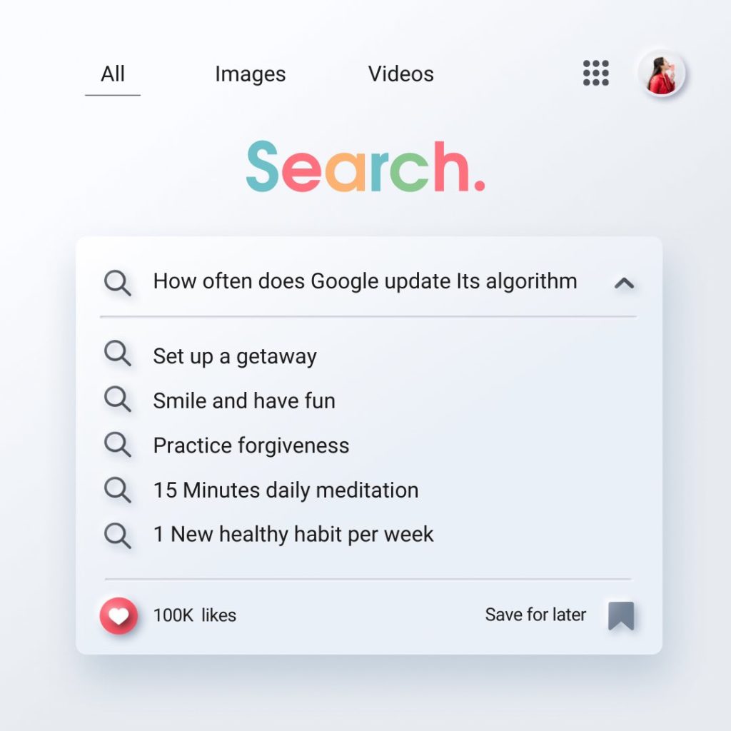 how often does google update alrgorithm