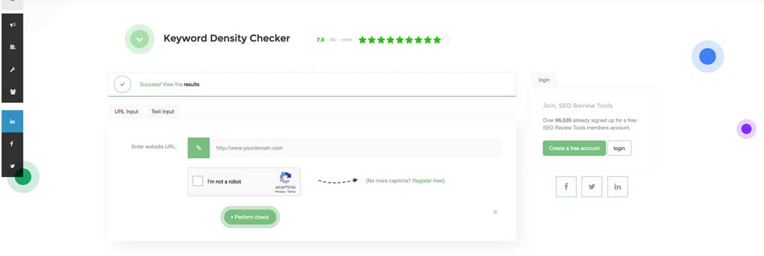 how to use freeseotools keyword density checker