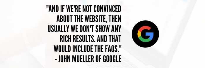 john mueller rich results faq quote