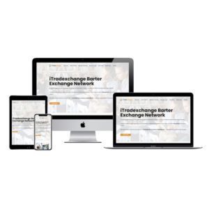 itradexchange barter network website redesign mockup