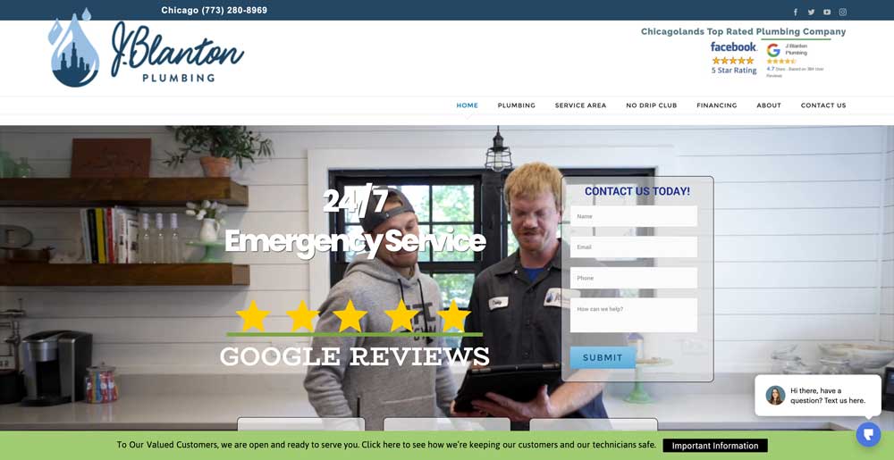 Top 100 Plumbing Websites for Inspiration