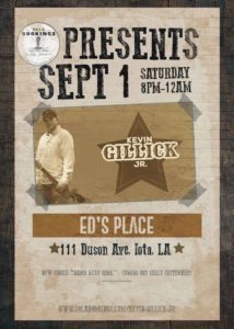 kevin gillick jr concert poster 1
