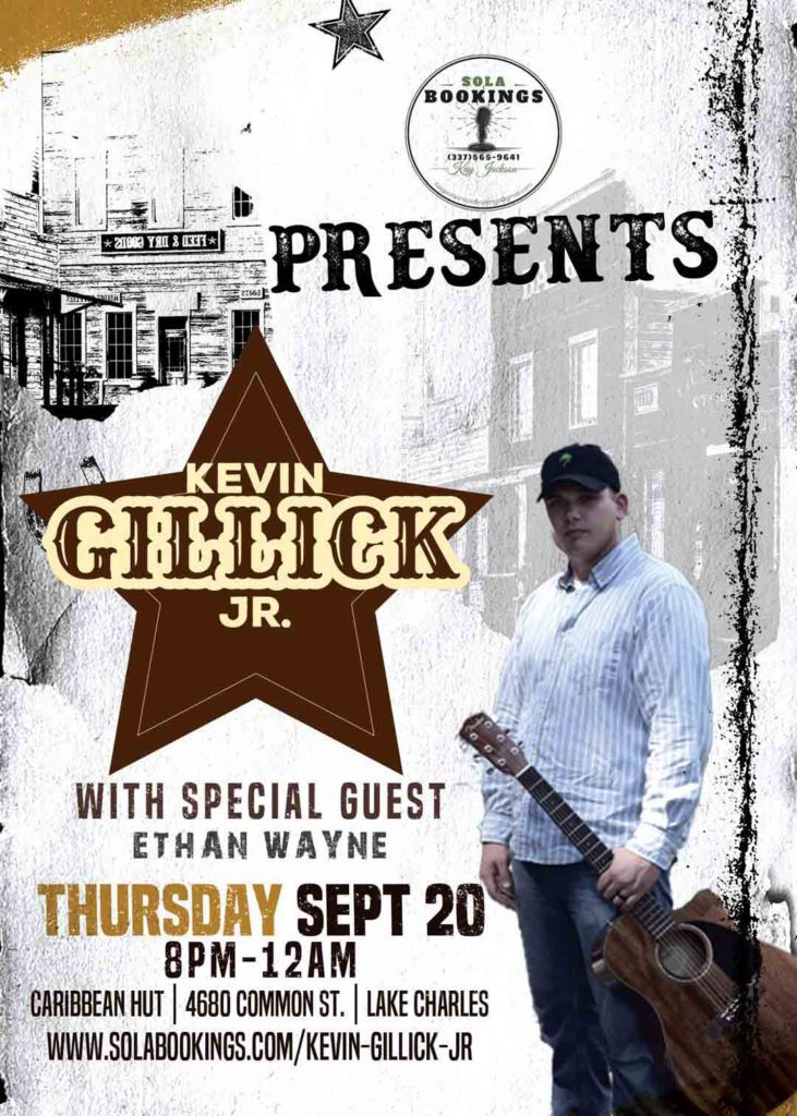 kevin gillick jr western concert flyer 1