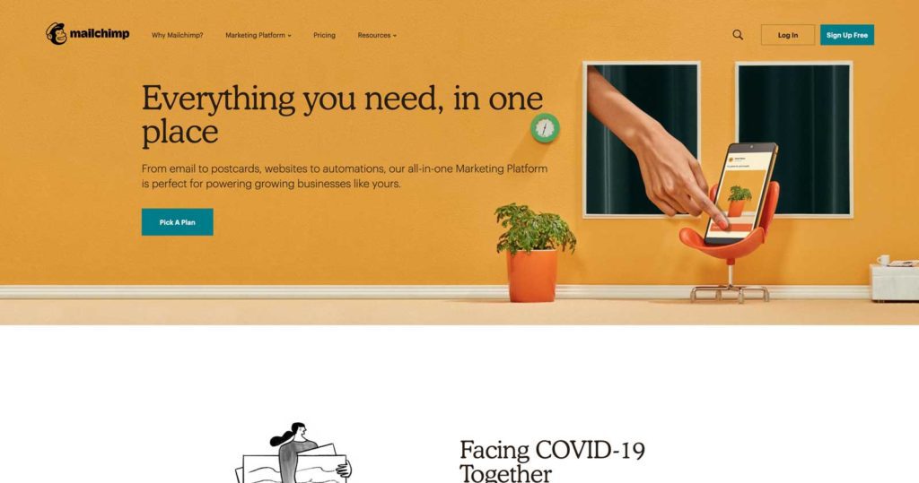 mailchimp free email marketing tool 2020