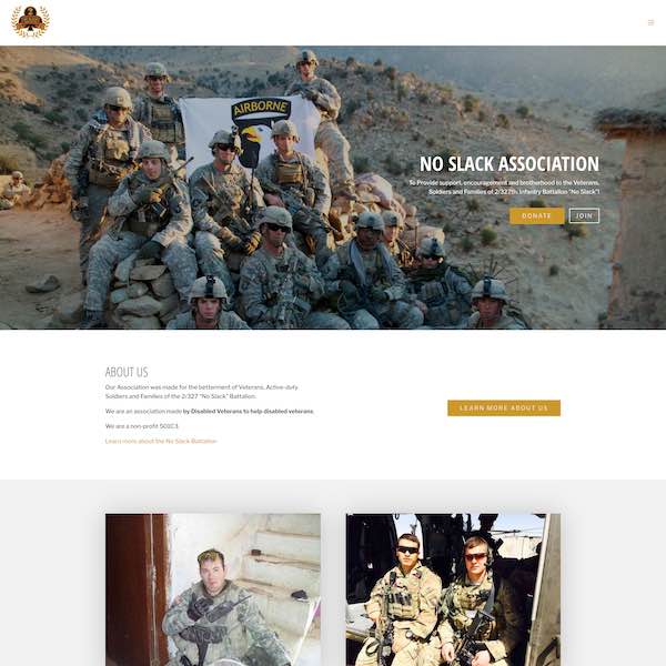 no slack association pay by the month website design