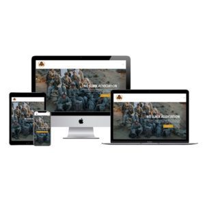no slack association website design baton rouge mockup