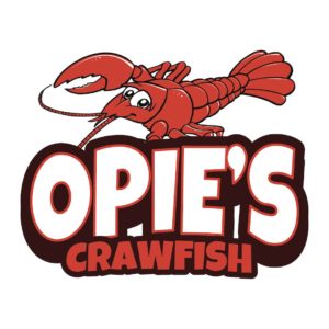 opies crawfish baton rouge logo design