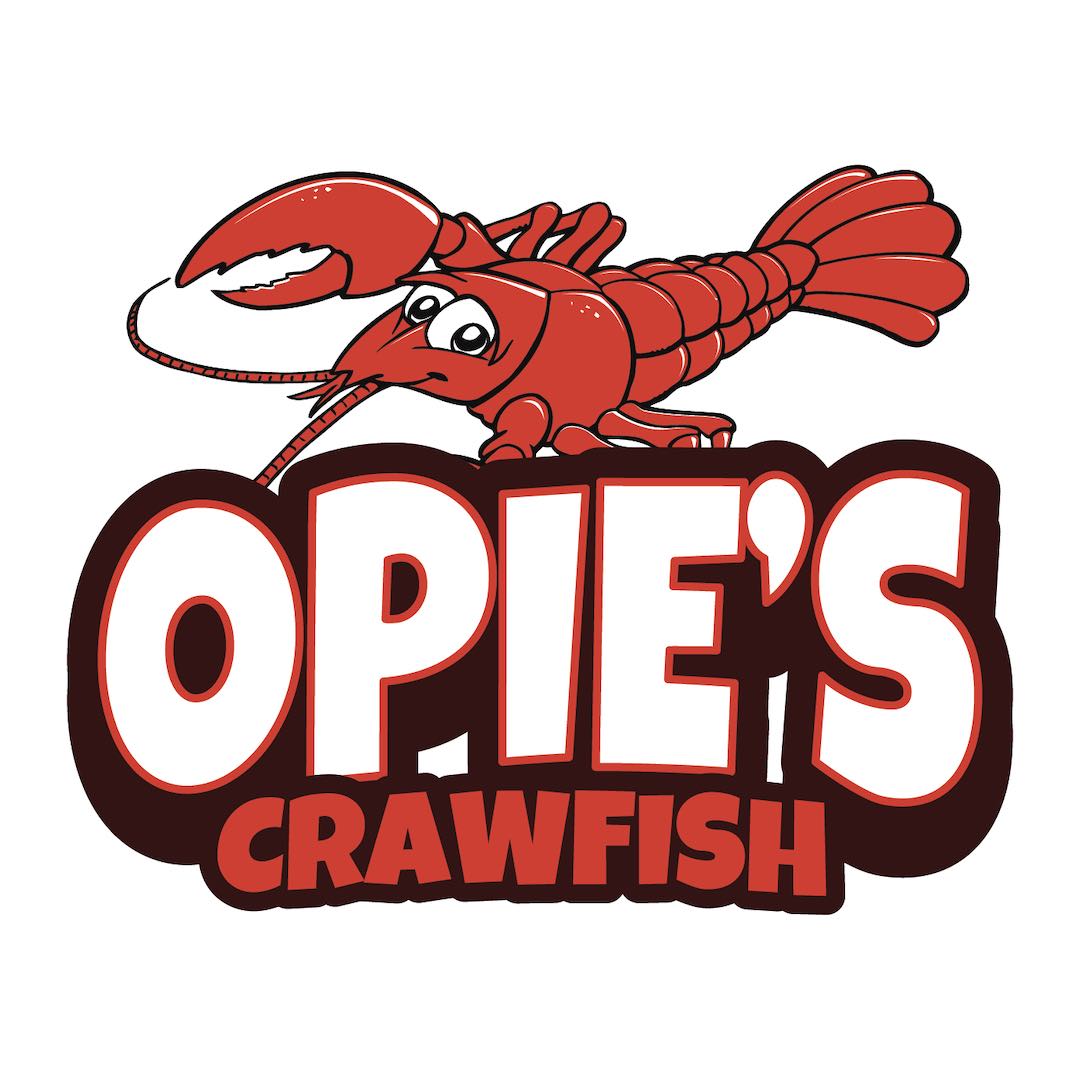 opies crawfish baton rouge logo design
