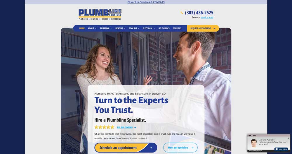 Top 100 Plumbing Websites for Inspiration