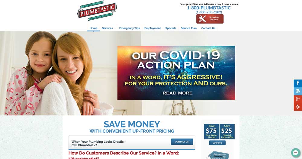 Top 100 Plumbing Websites for Inspiration