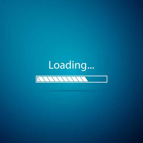 progress bar slow loading webpage