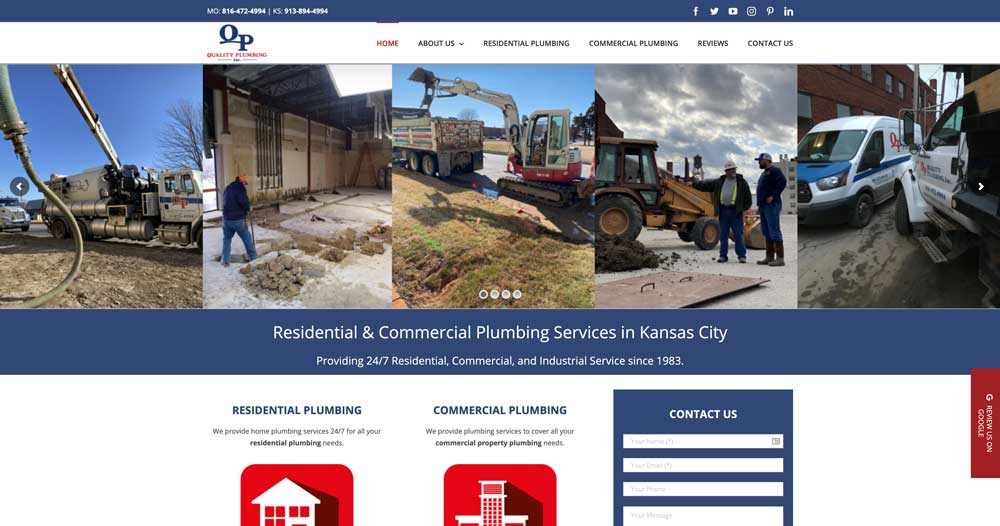 Top 100 Plumbing Websites for Inspiration