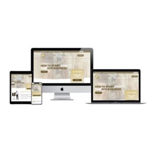 russell unlimited atm service website design mockup