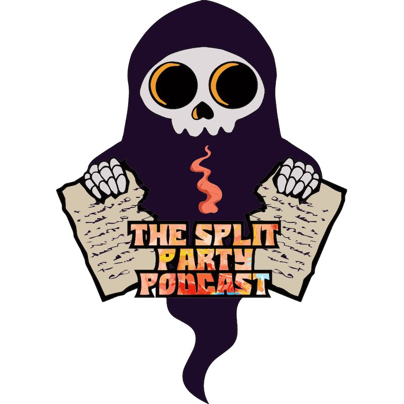 split party podcast logo design denham springs