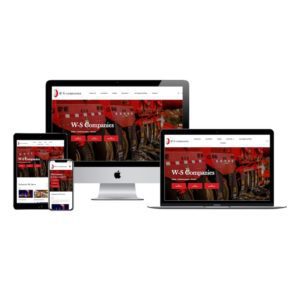 w s companies web design development screenshot mockup