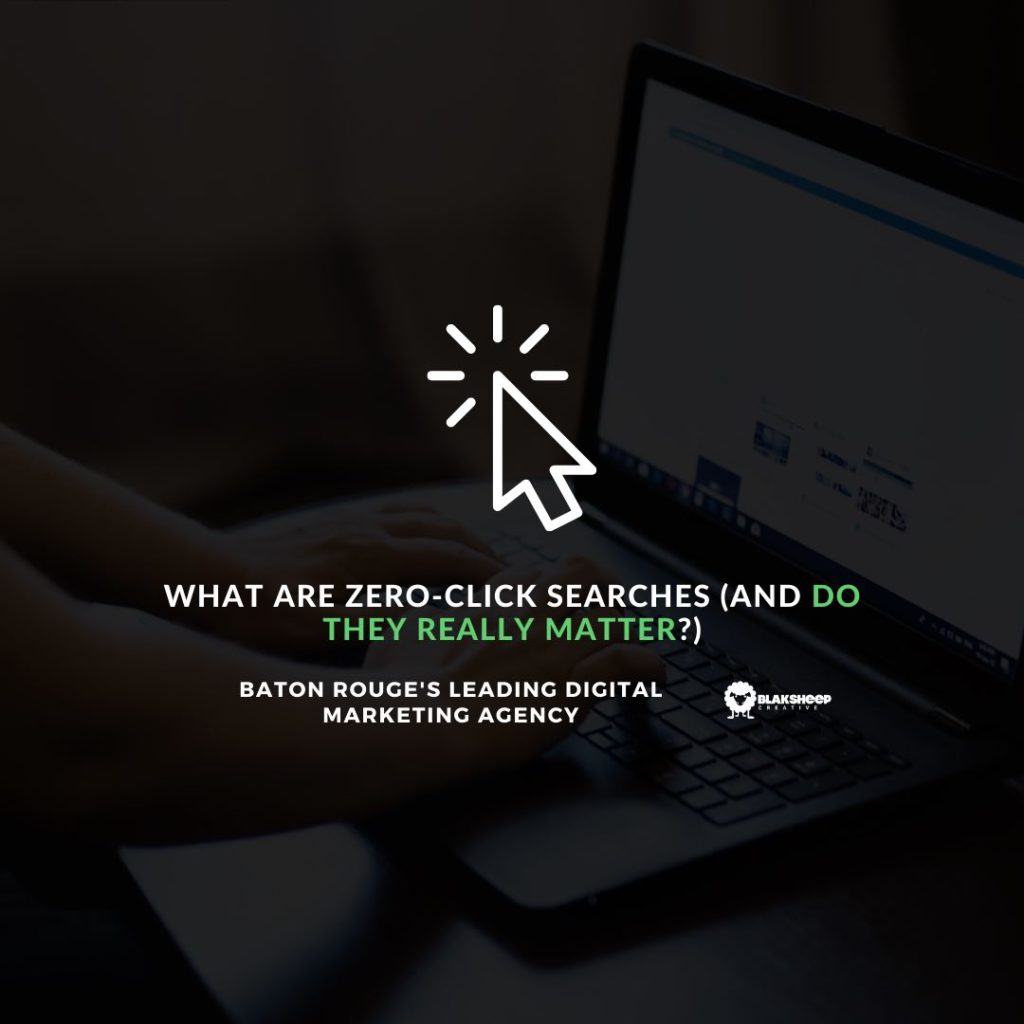 what are zero click searches
