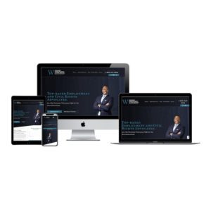 winfrey firm lawyer website design multidevice mockup