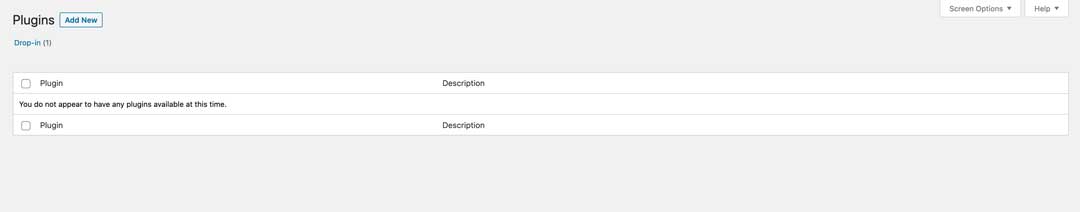 wordpress add plugins menu