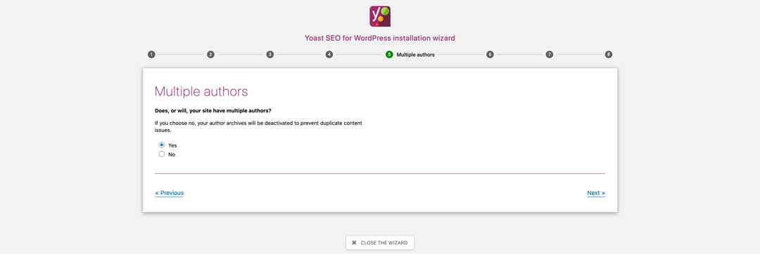 yoast plugin configuration multiple authors options
