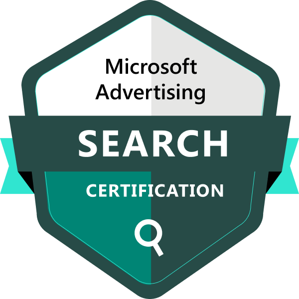 blaksheep creative microsodt advertising search certification badge