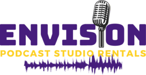 envision podcast studio rentals logo