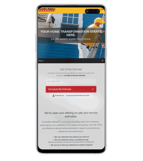 website designer for painters baton rouge