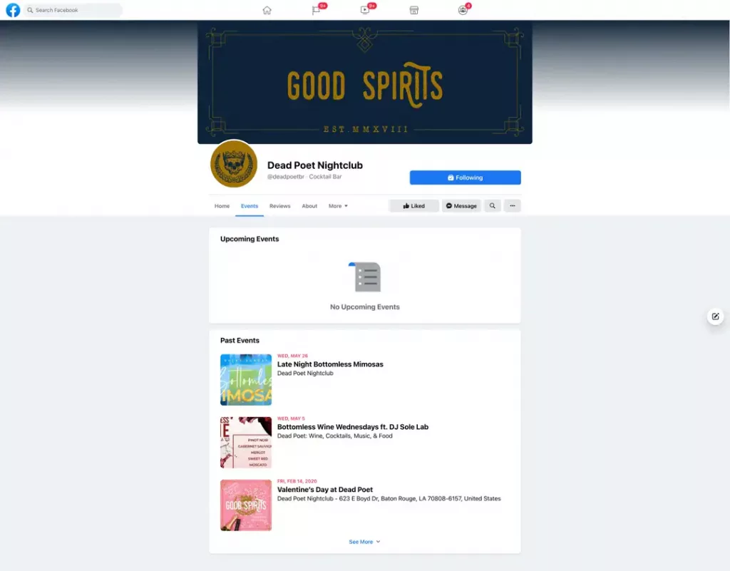baton rouge facebook upcoming events nightclubs