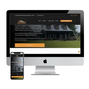 better built contractors denham springs roofing contractor website design