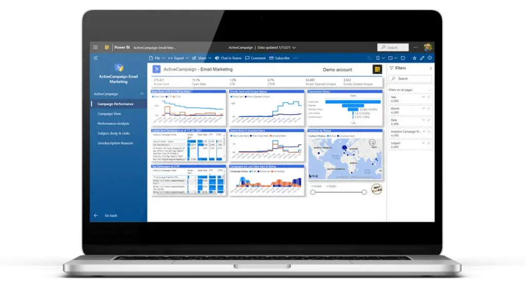 blaksheep creative denham springs digital marketing email marketing dashboard