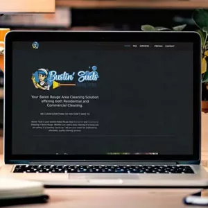 bustin suds cleaning company website design denham springs