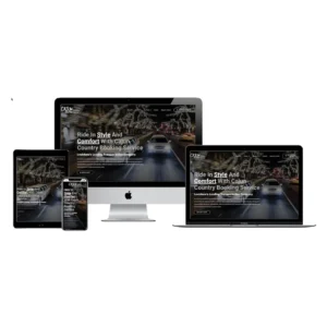 cajun country booking service website device mockup