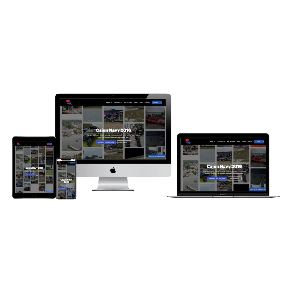 cajun navy 2016 website project stolen by timberridge solutions