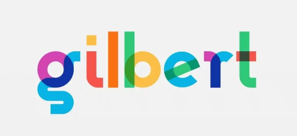 colored font design trend 2022