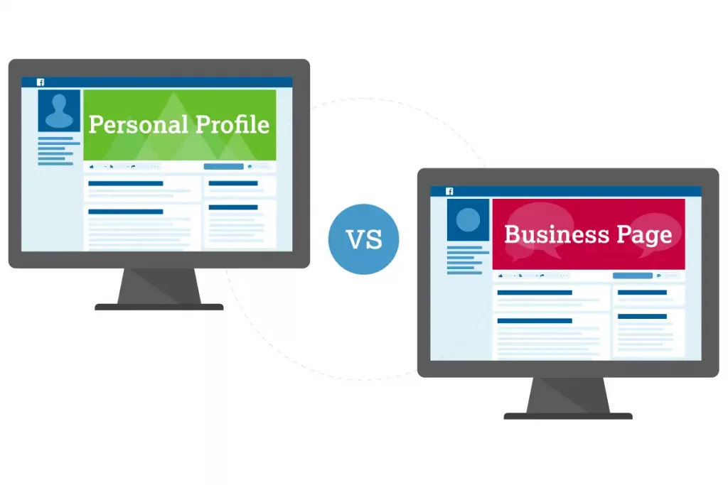 facebook personal profile vs business page