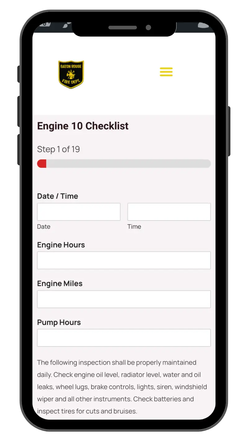 fire departmenet website designer online forms