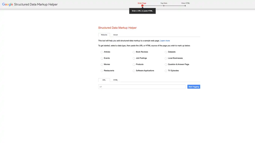 Googles Structured Data Markup Helper schema seo denham springs