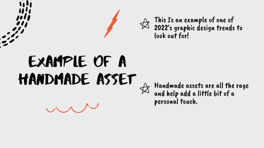handmade asset graphic trend 2022