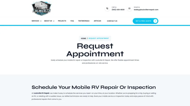 https louisvillervrepair.com forms request appointment